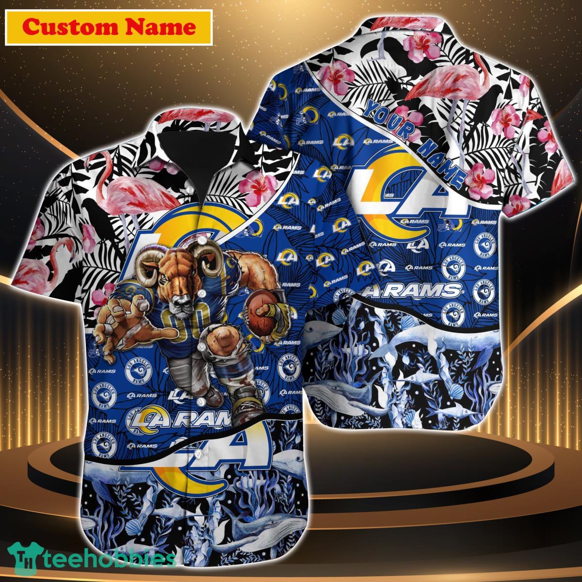 Los Angeles Rams NFL Custom Name Hawaiian Shirt Best Gift For Men Women Product Photo 1