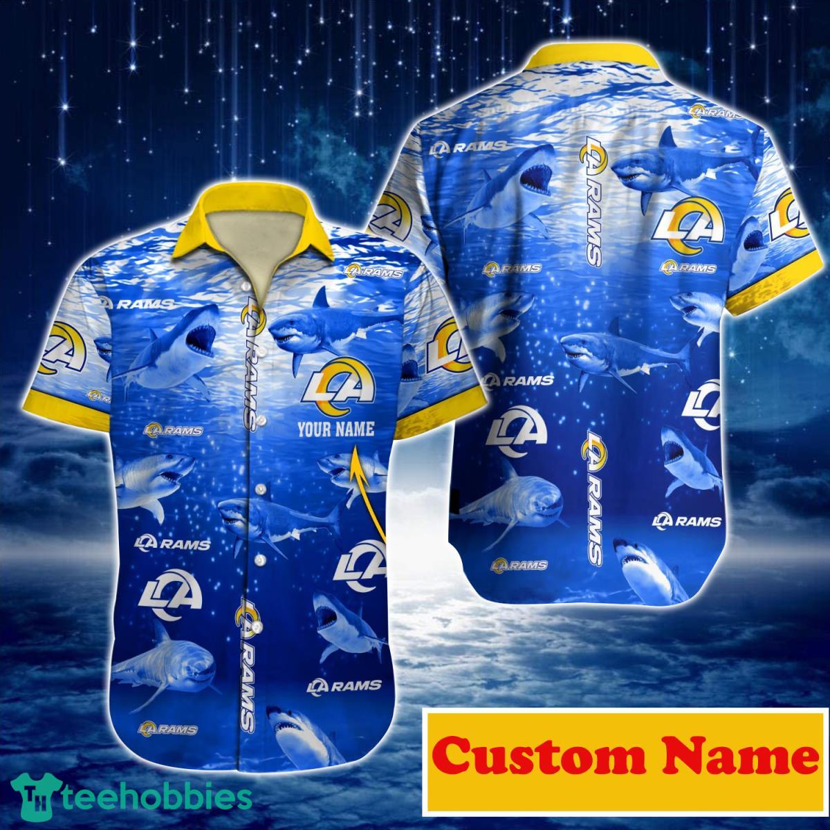 Los Angeles Rams NFL Custom Name Hawaiian Shirt For Men And Women Best Gift For Fans Product Photo 1