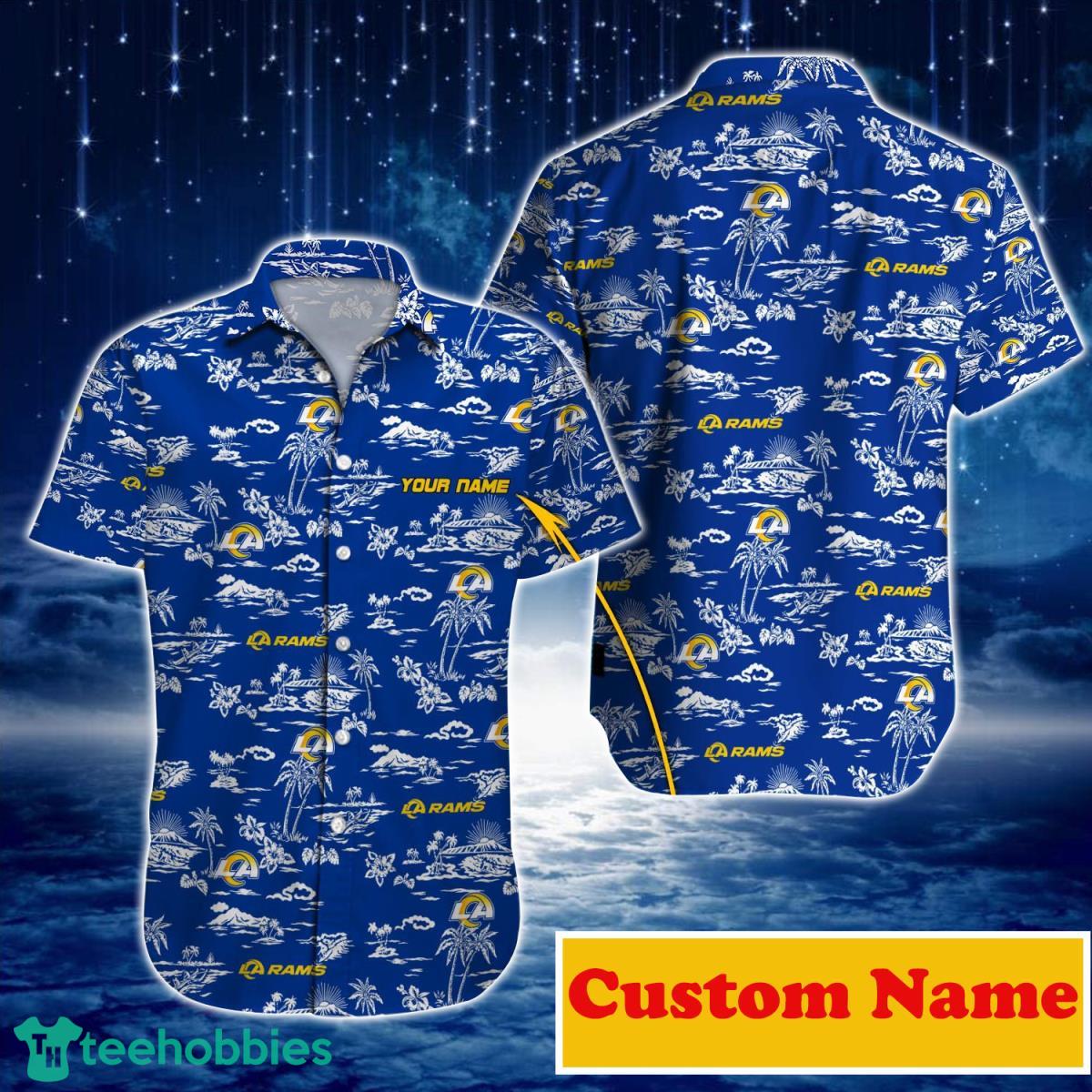 Los Angeles Rams NFL Custom Name Hawaiian Shirt For Men And Women Gift For Real Fans Product Photo 1