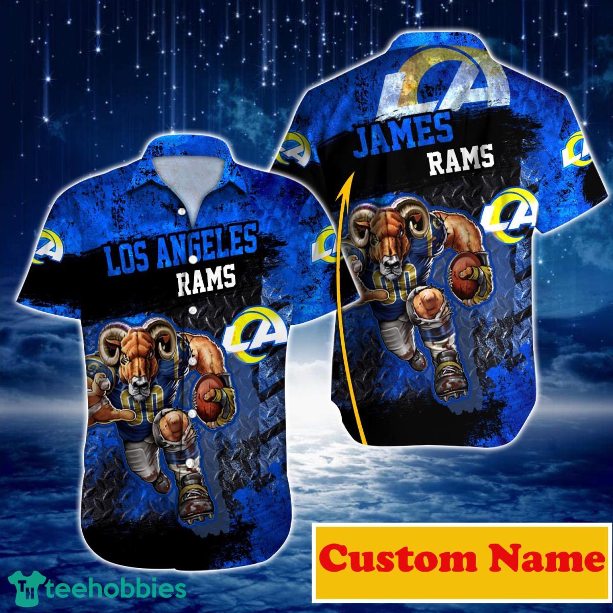 Los Angeles Rams NFL Custom Name Hawaiian Shirt For Men And Women Great Gift For True Fans Product Photo 1