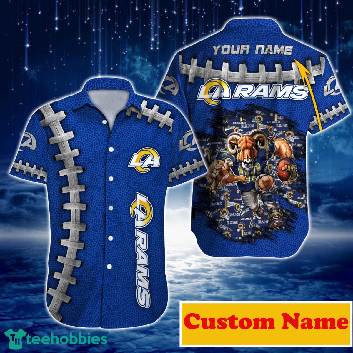 Los Angeles Rams NFL Custom Name Hawaiian Shirt For Men And Women Special Gift For Real Fans Product Photo 1