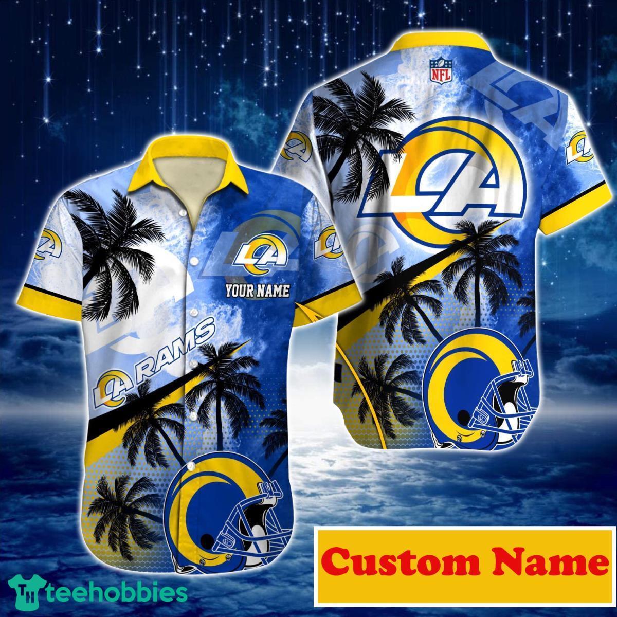 Los Angeles Rams NFL Custom Name Hawaiian Shirt For Men And Women Unique Gift For Real Fans Product Photo 1