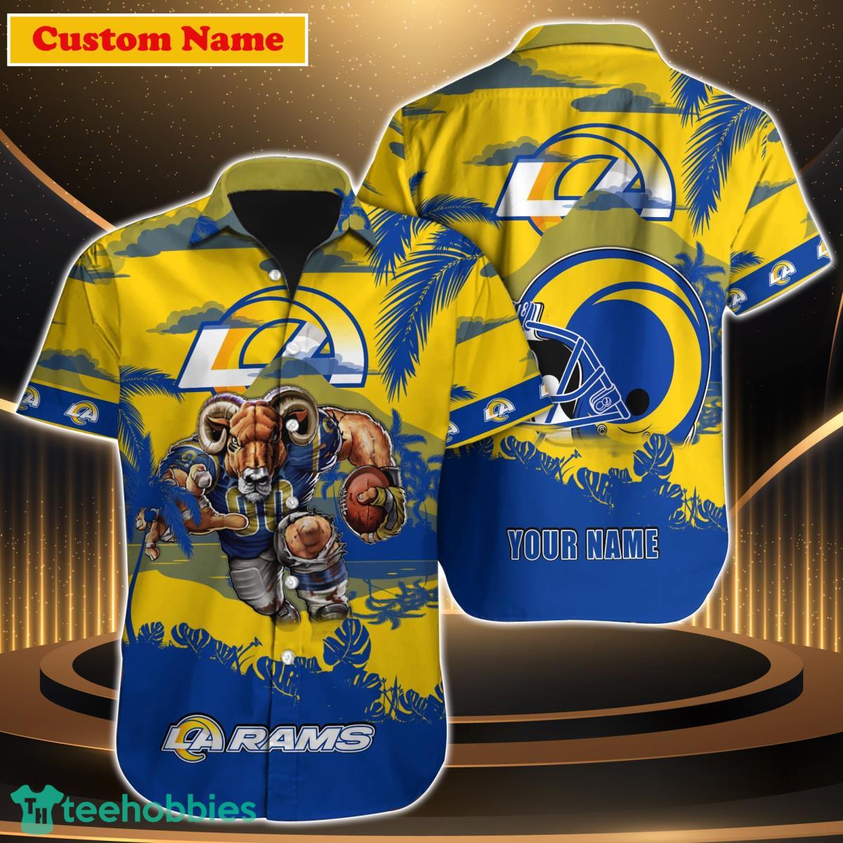 Los Angeles Rams NFL Custom Name Hawaiian Shirt For Men Women Best Gift For Real Fan Product Photo 1