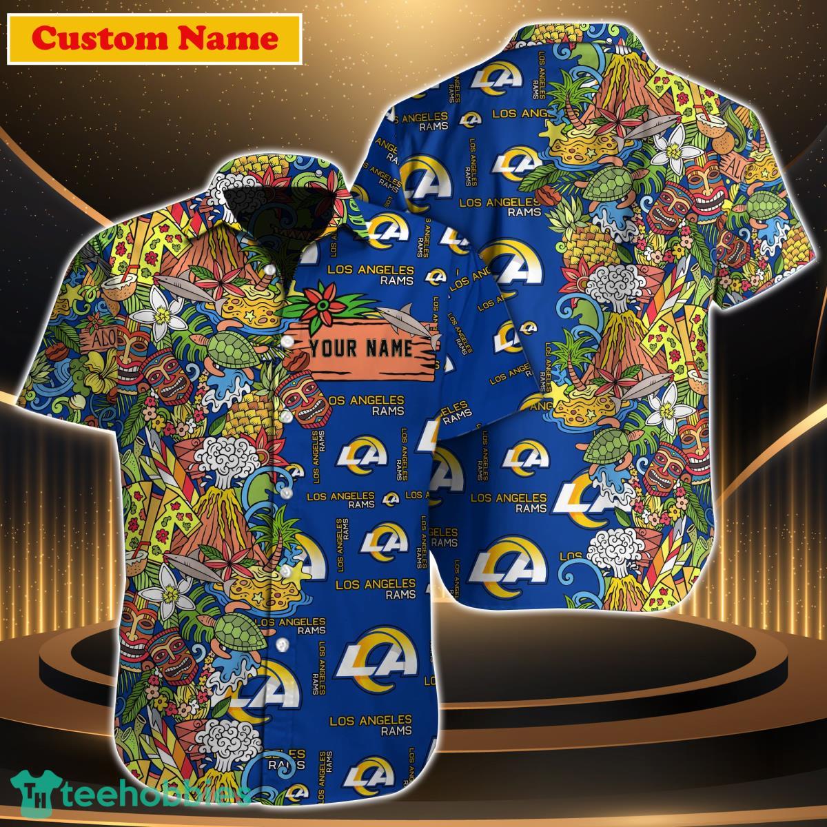Los Angeles Rams NFL Custom Name Hawaiian Shirt For Men Women Great Gift For Fan Product Photo 1