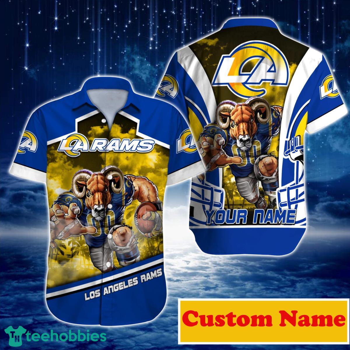 Los Angeles Rams NFL Custom Name Hawaiian Shirt For Men Women Great Gift For Real Fans Product Photo 1