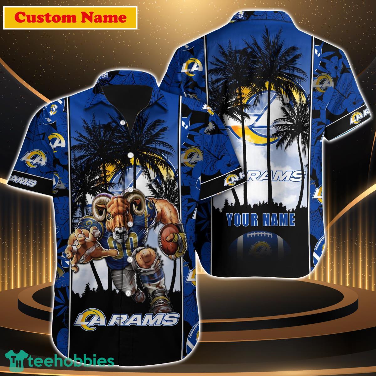 Los Angeles Rams NFL Custom Name Hawaiian Shirt For Men And Women