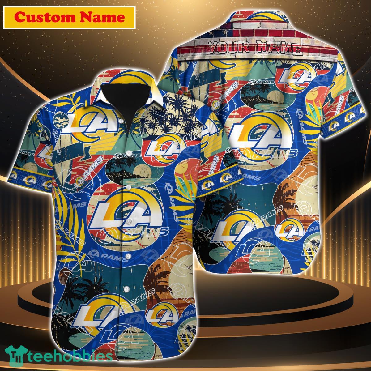 Los Angeles Rams NFL Custom Name Hawaiian Shirt For Men Women Special Gift For Fan Product Photo 1