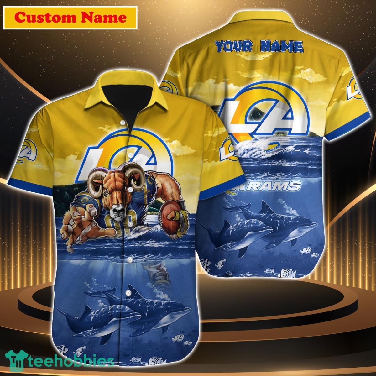 Los Angeles Rams NFL Custom Name Hawaiian Shirt For Men Women Special Gift For Real Fan Product Photo 1