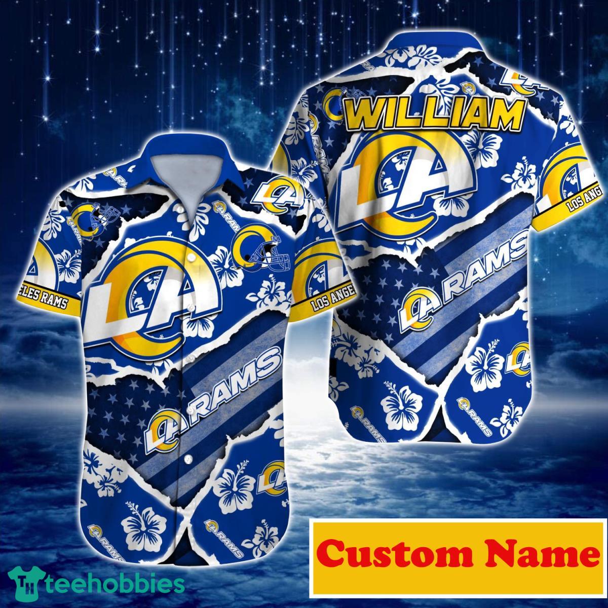 Los Angeles Rams NFL Custom Name Hawaiian Shirt For Men Women Unique Gift For Real Fans Product Photo 1