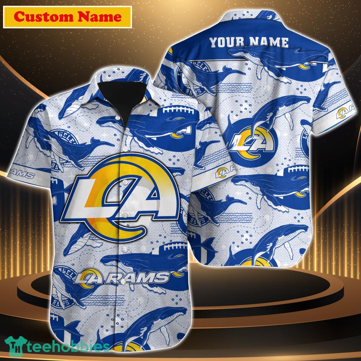 Los Angeles Rams NFL Custom Name Hawaiian Shirt Special Gift For Men Women Fans Product Photo 1