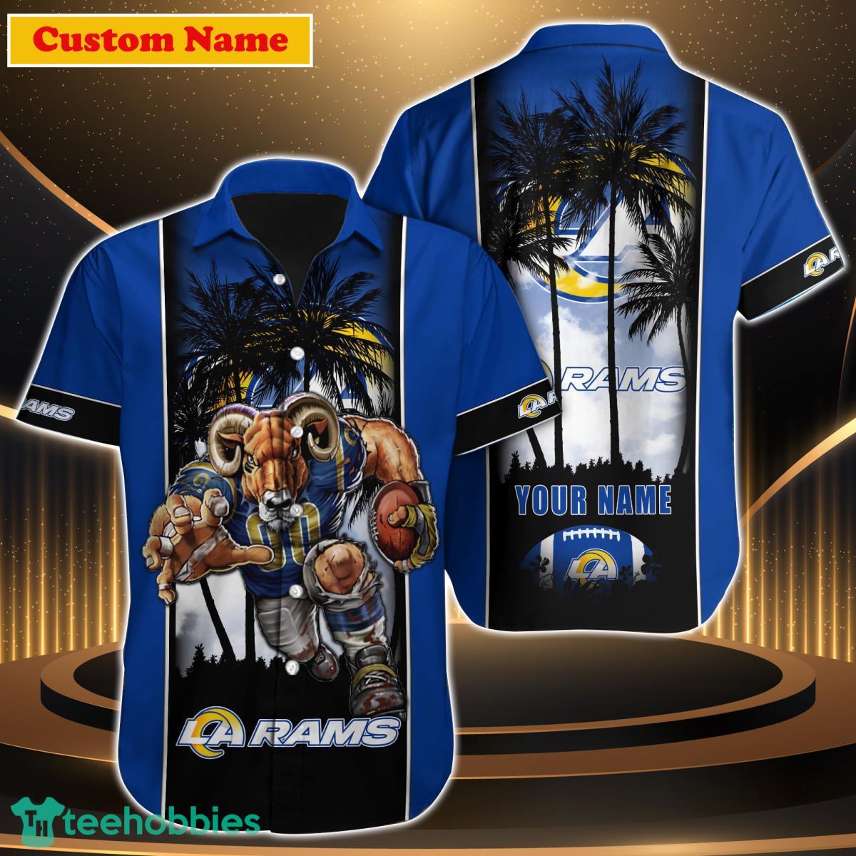 Los Angeles Rams NFL Custom Name Hawaiian Shirt Special Gift For Men Women Product Photo 1