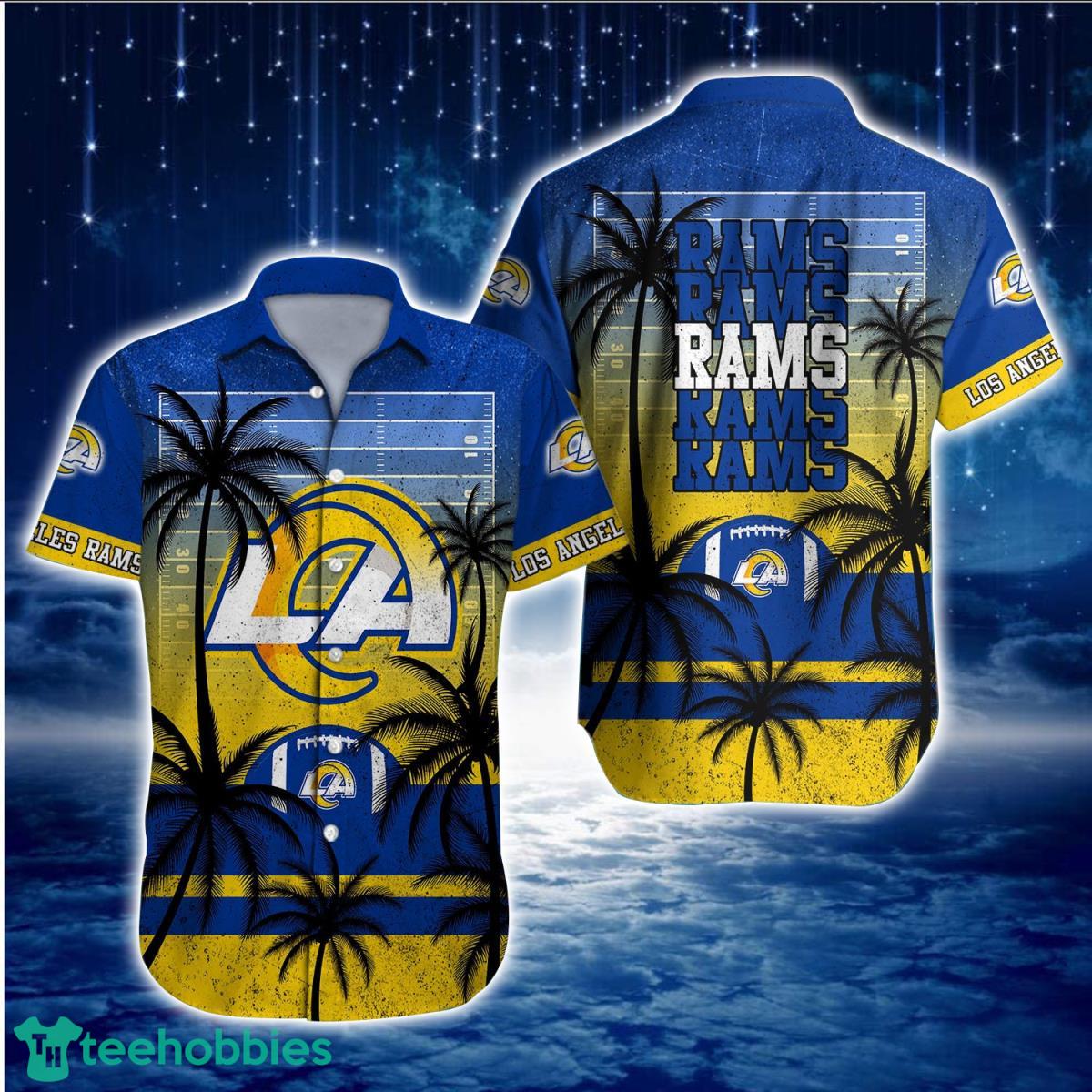 Los Angeles Rams NFL Hawaiian Shirt Aloha Shirt For Men Women Fans Product Photo 1