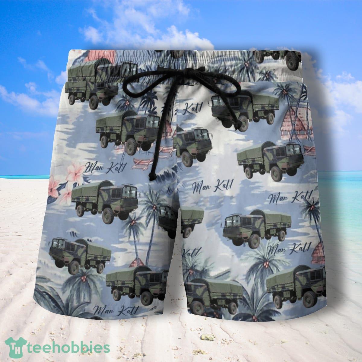 Man Kat1 Germany Hawaiian Shirt And Shorts Unique Style For Men Product Photo 2