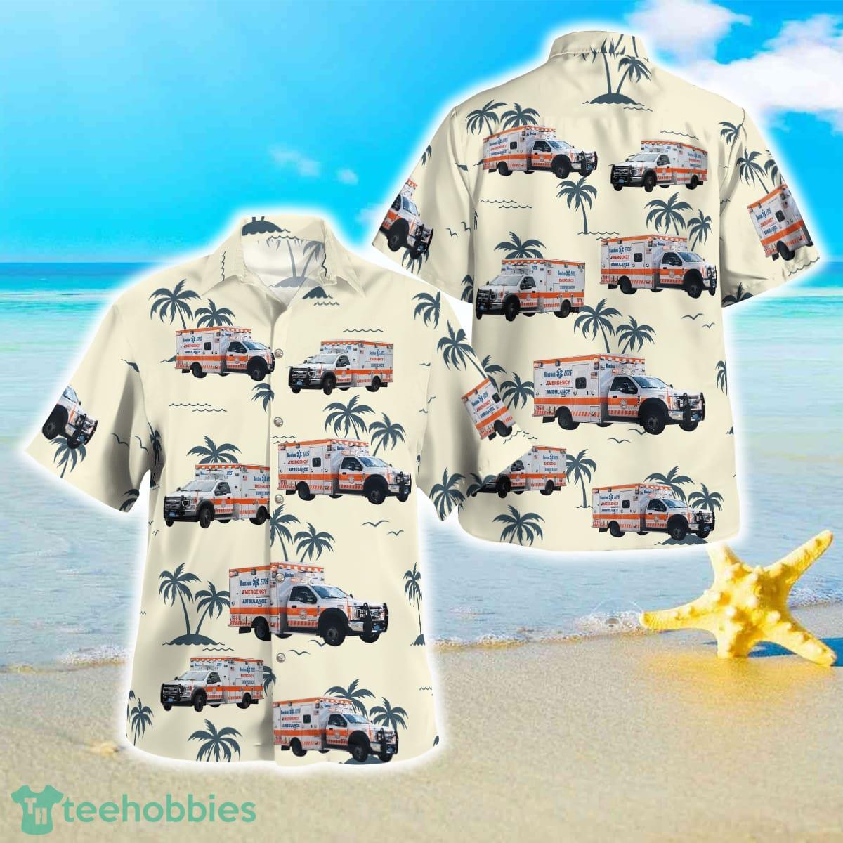 Massachusetts, Boston EMS Hawaiian Shirt Best Style For Men Women Product Photo 1