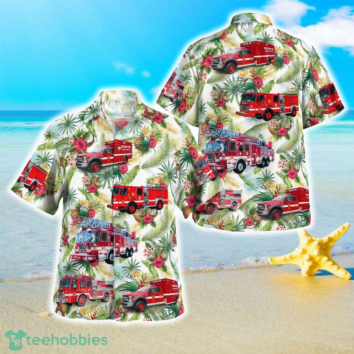 Massachusetts Boston Fire Department Hawaiian Shirt Best Style For Men Women Product Photo 1