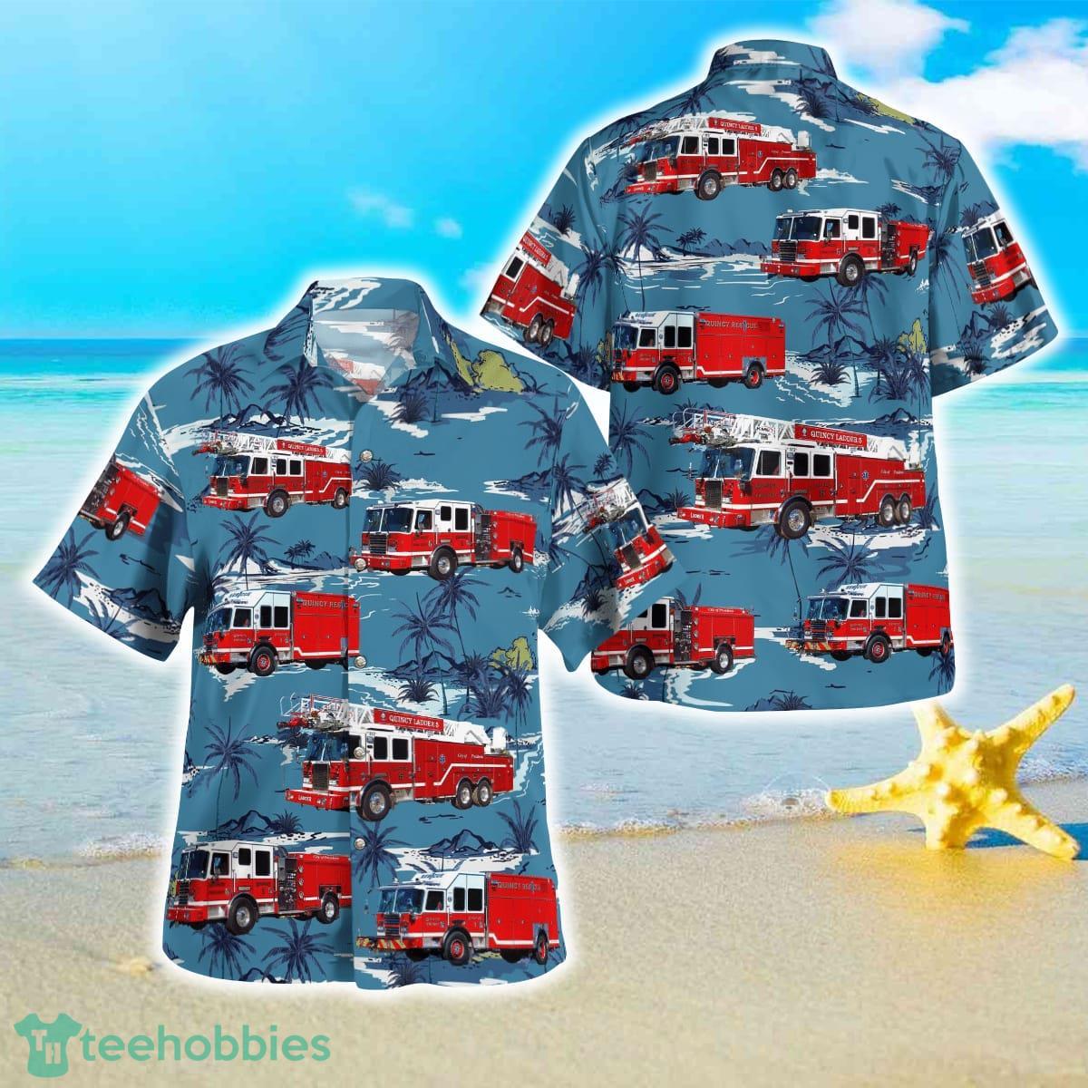 Massachusetts Quincy Fire Department Hawaiian Shirt Great Style For Men Women Product Photo 1