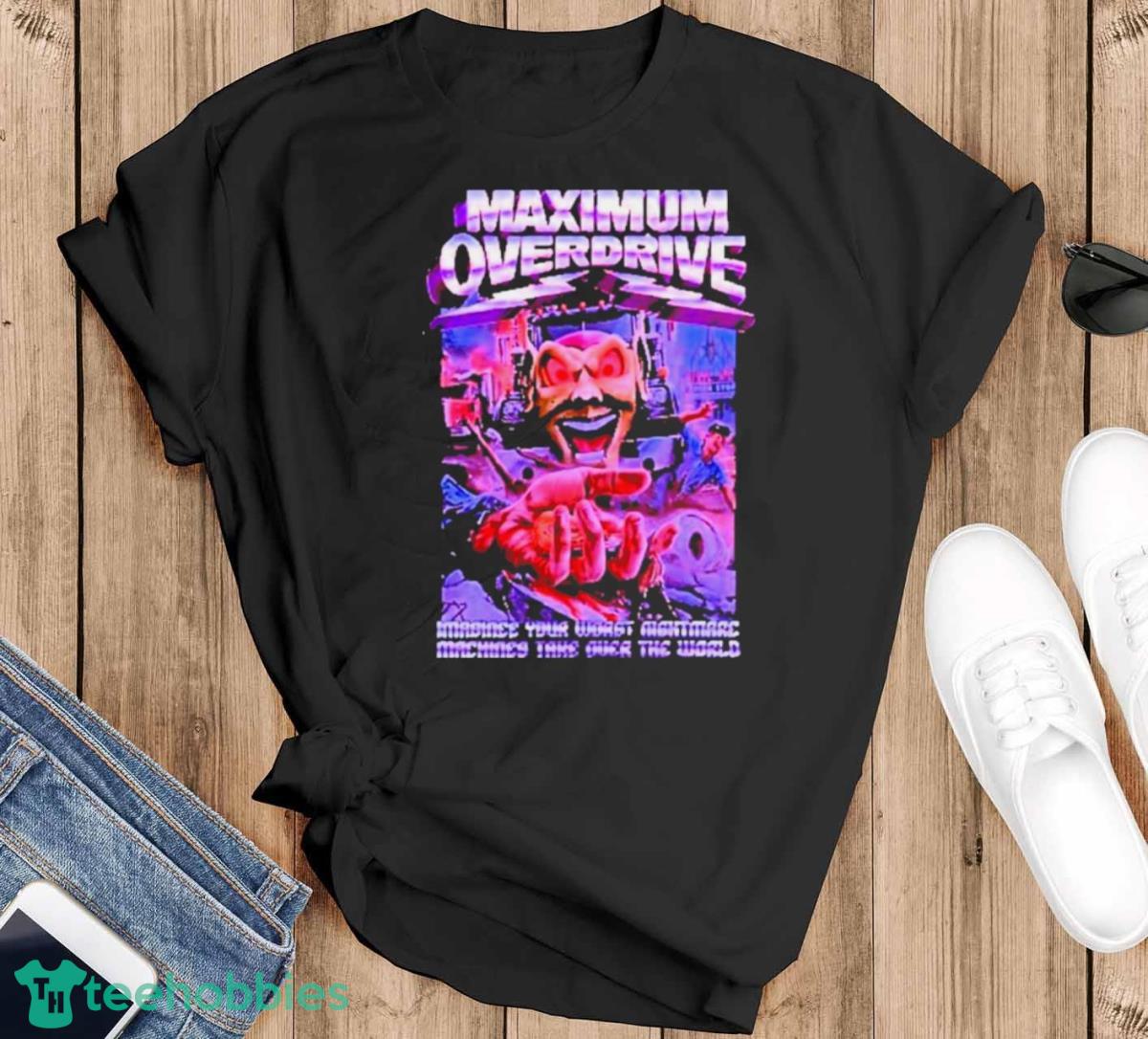 Maximum Overdrive Classic Horror (Version 3) T Shirt - Black T-Shirt