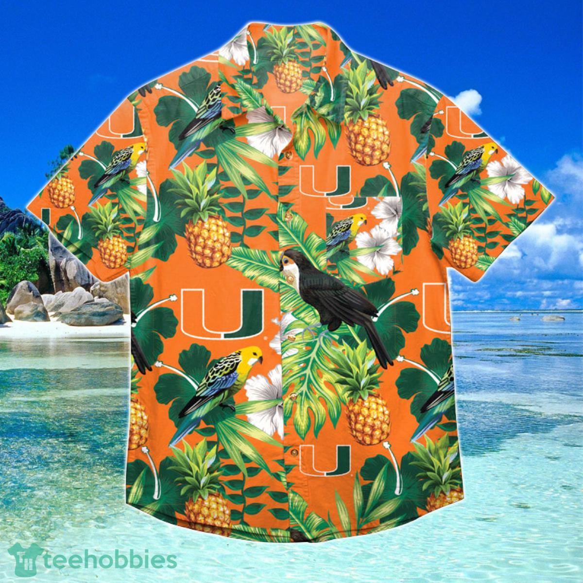 Miami Hurricanes NCAA Hawaiian Shirt Special Gift For Fans Product Photo 1