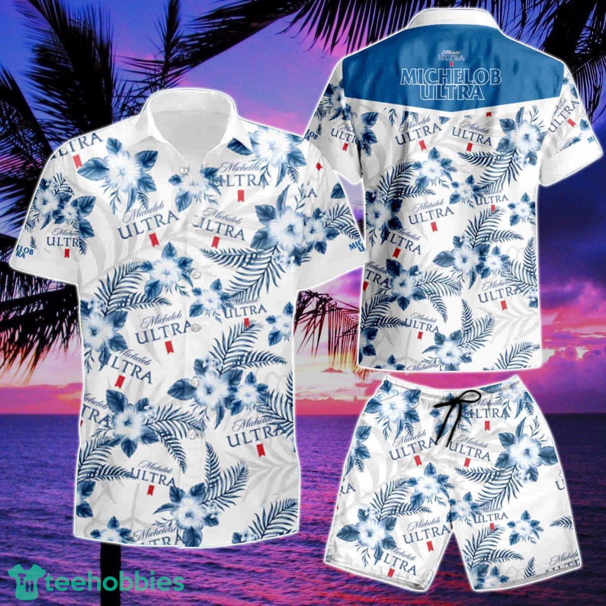 Michelob Ultra Summer Beach Hawaiian Shirt And Short Product Photo 2