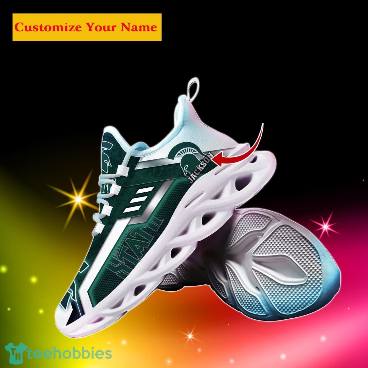 Michigan State Spartans NCAA1 Custom Name Max Soul Shoes Impressive Gift For Men Women Fans Product Photo 2