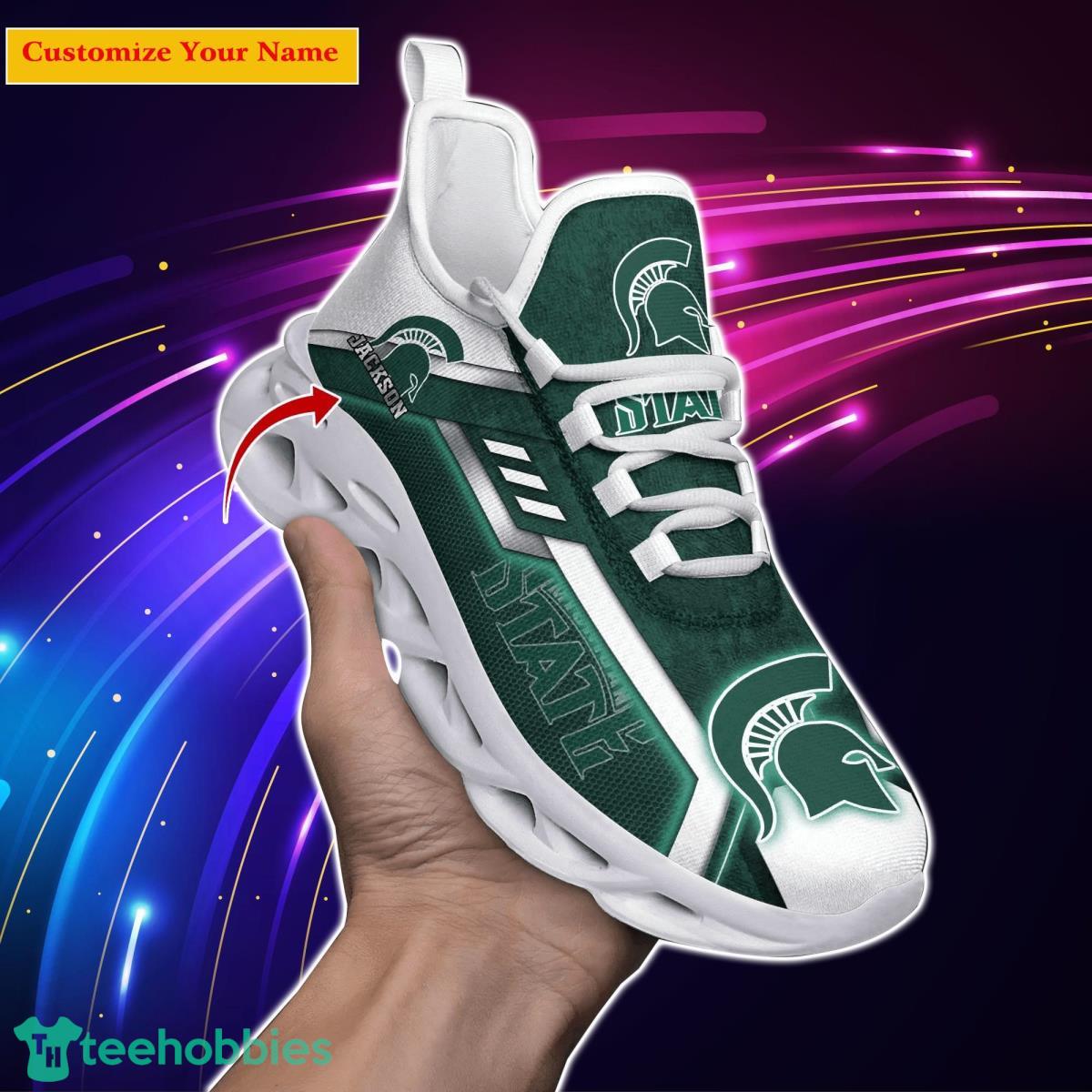 Michigan State Spartans NCAA1 Custom Name Max Soul Shoes Impressive Gift For Men Women Fans Product Photo 1