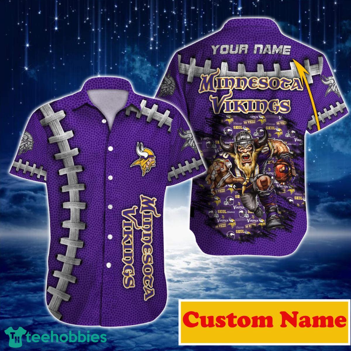 Minnesota Vikings NFL Custom Name Hawaiian Shirt For Men And Women Special Gift For Real Fans Product Photo 1