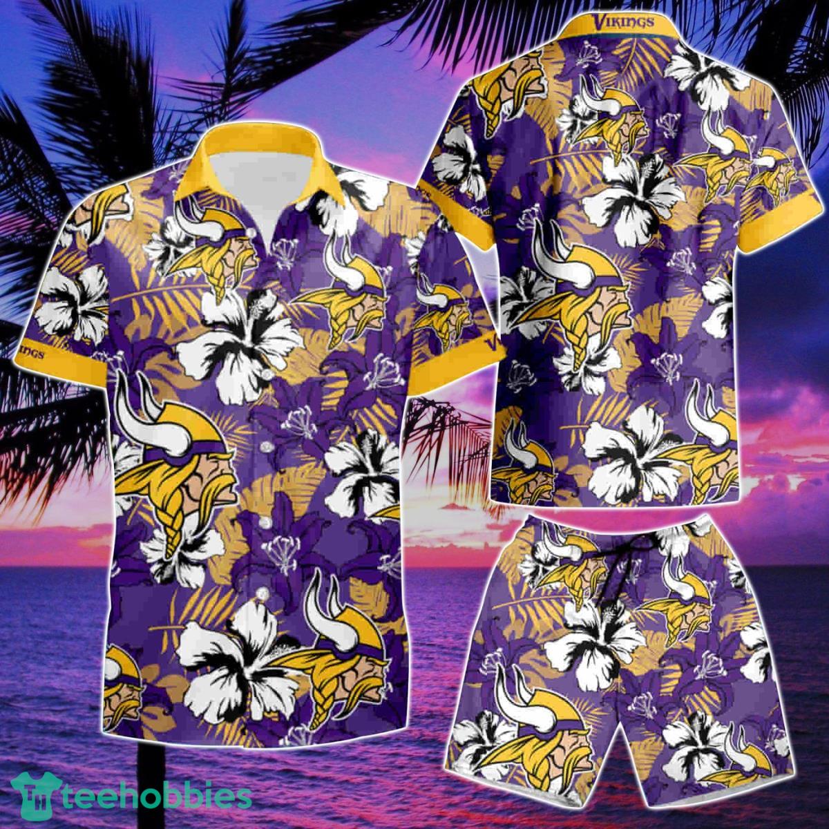 20% OFF Minnesota Vikings Hawaiian Shirt Tropical Flower Short Sleeve – 4  Fan Shop