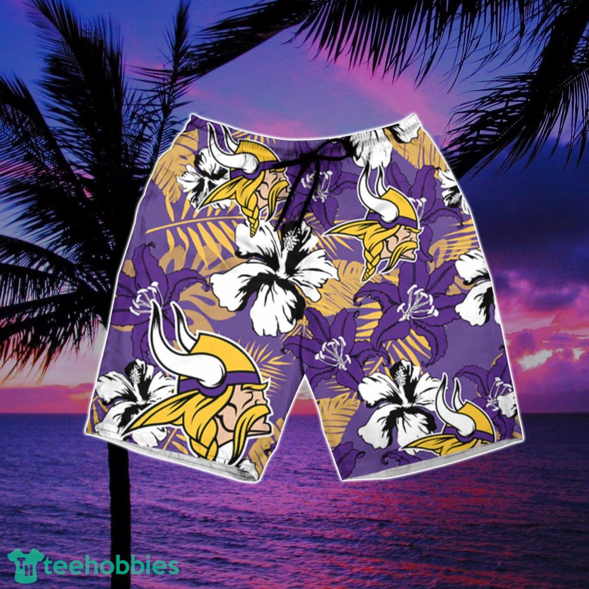 20% OFF Minnesota Vikings Hawaiian Shirt Tropical Flower Short Sleeve – 4  Fan Shop