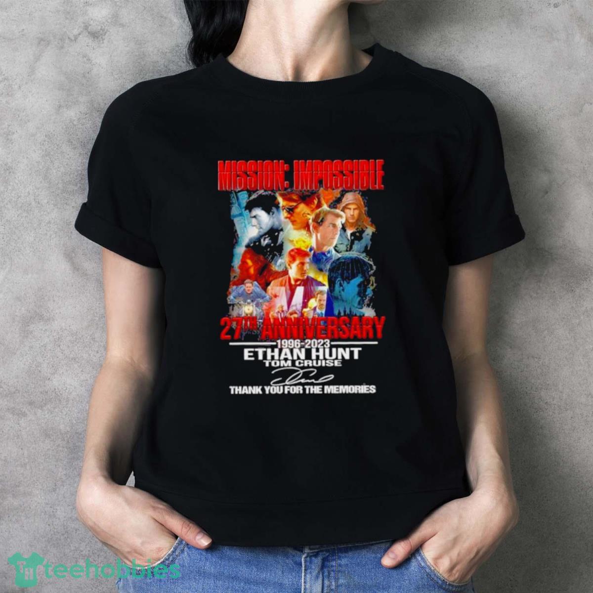 Mission Impossible 27th Anniversary 1996 2023 Signatures Shirt - Ladies T-Shirt
