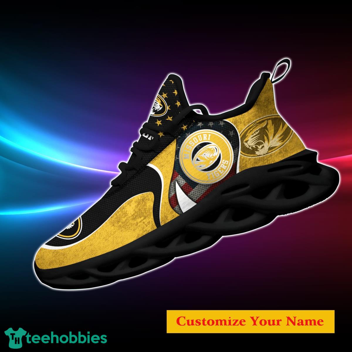 Missouri Tigers NCAA2 Custom Name Max Soul Shoes Special Gift For Men Women Fans image Missouri Tigers NCAA2 Custom Name Max Soul Shoes Special Gift For Men Women Fans Product Photo 4