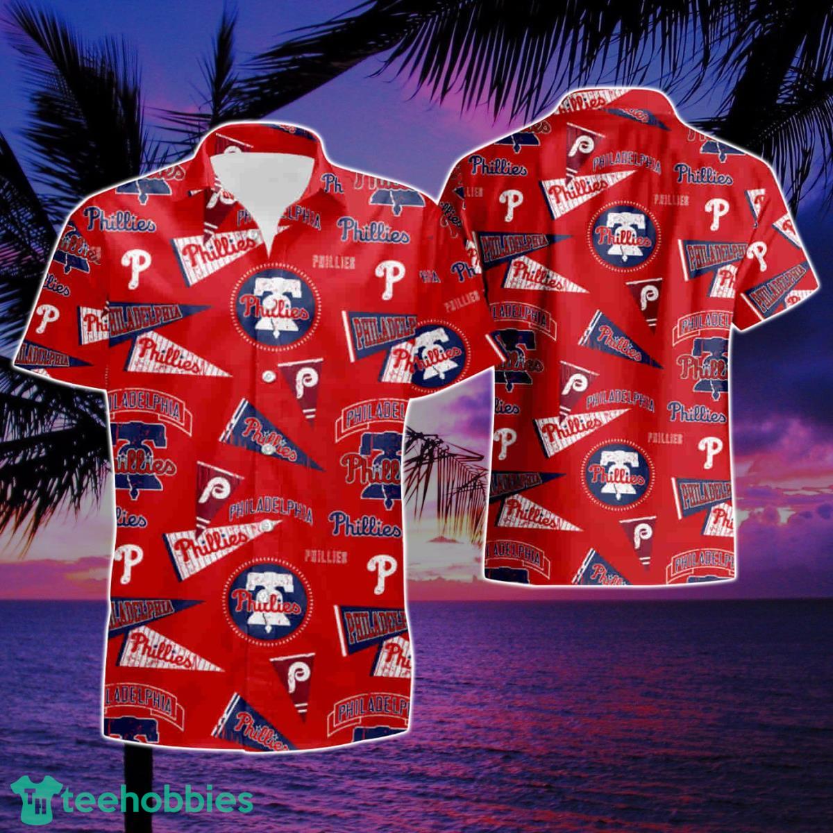 Mlb Philadelphia Phillies Summer Beach Hawaiian Shirt And Short Product Photo 1