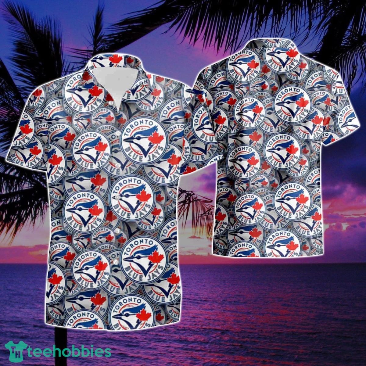 Mlb Toronto Blue Jays Summer Beach Hawaiian Shirt And Short Product Photo 1