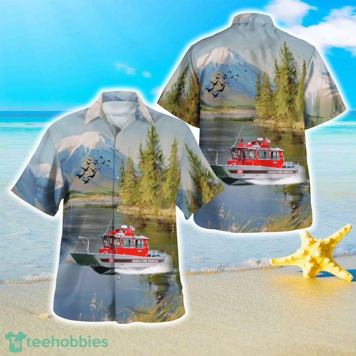 Nebco Fire-EMS Fireboat Hawaiian Shirt Best Style For Men Women Product Photo 1