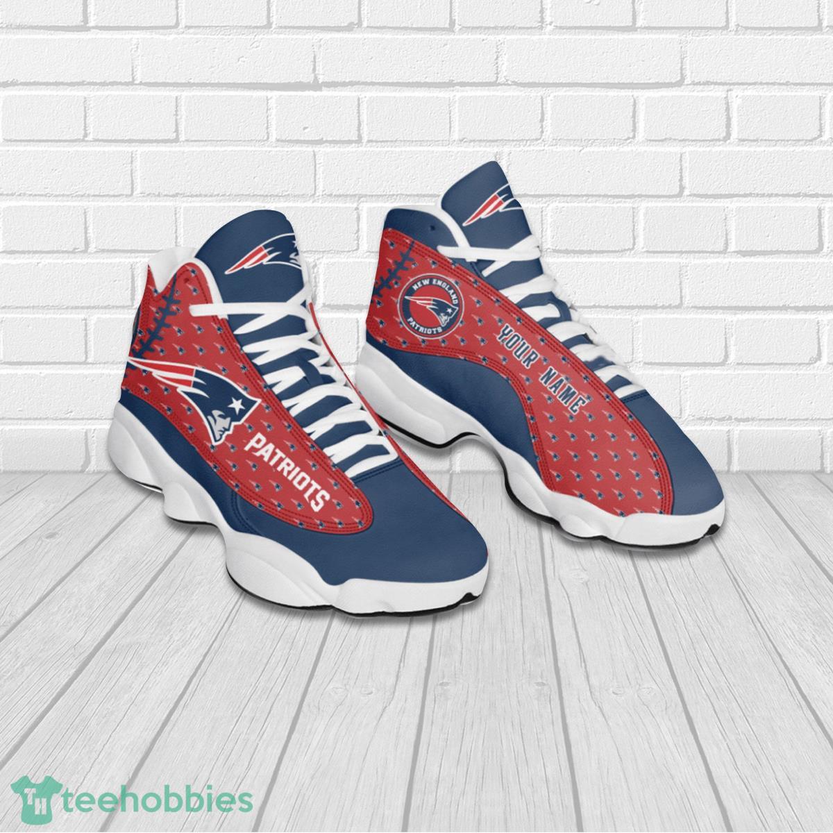 New England Patriots Football Team Air Jordan 13 Sneakers For Fans Product Photo 1