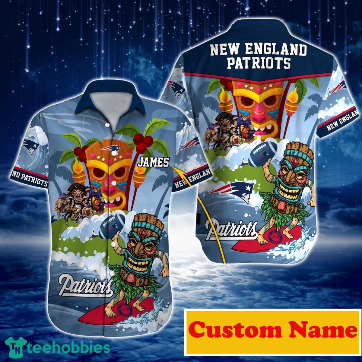 New England Patriots NFL Custom Name Hawaiian Shirt For Men And Women Style Gift For Real Fans Product Photo 1