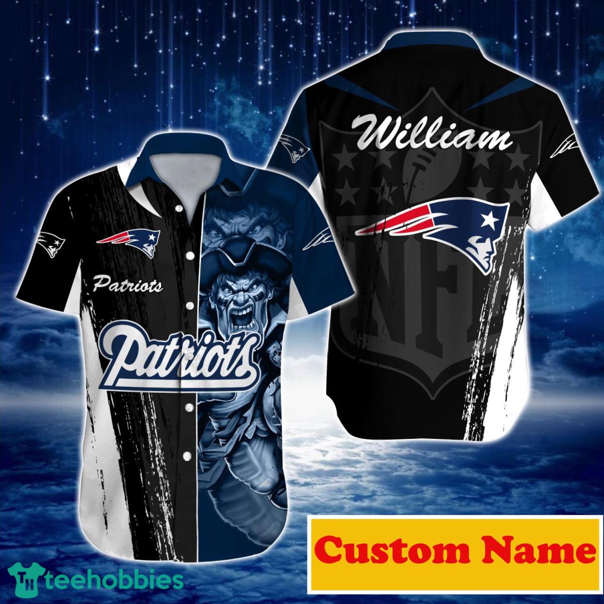 New England Patriots NFL Custom Name Hawaiian Shirt For Men Women Best Gift For Real Fans Product Photo 1