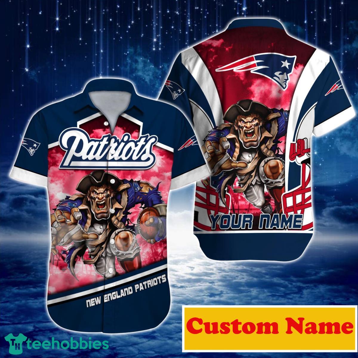 New England Patriots NFL Custom Name Hawaiian Shirt For Men Women Great Gift For Real Fans Product Photo 1