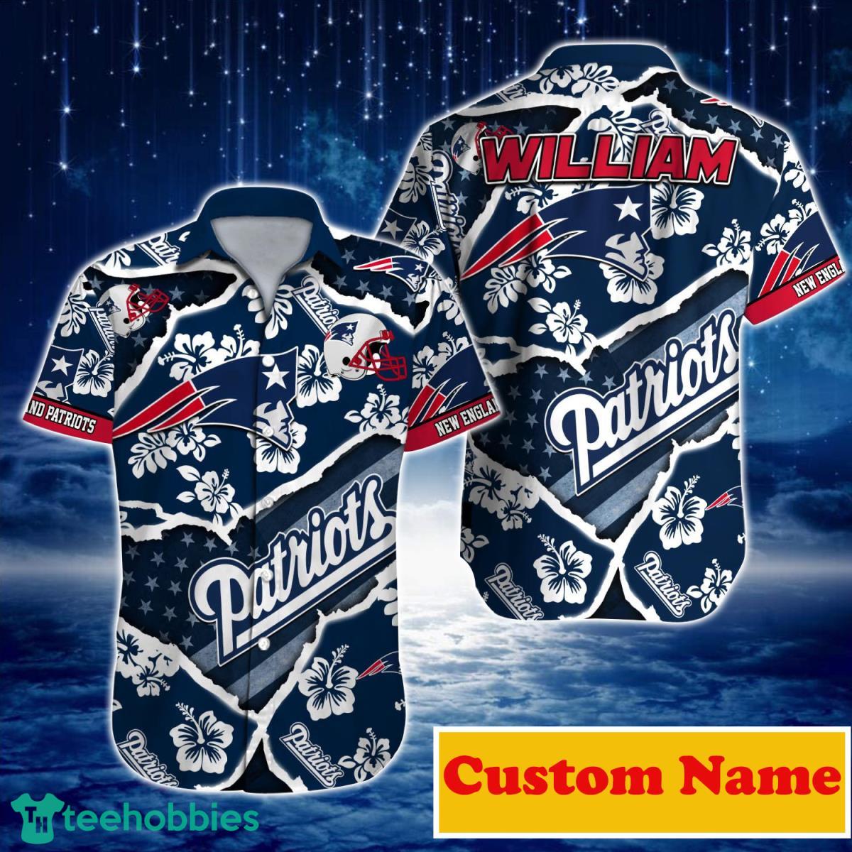 New England Patriots NFL Custom Name Hawaiian Shirt For Men Women Unique Gift For Real Fans Product Photo 1