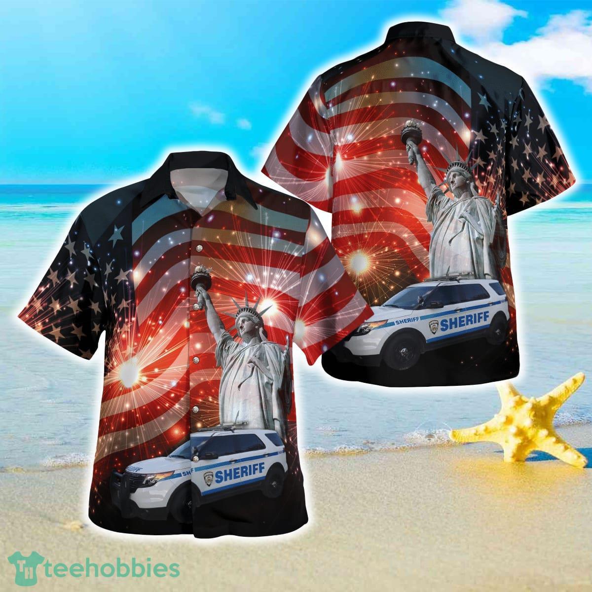 New York City Sheriff Vehicle Hawaiian Shirt Best Style For Men Women Product Photo 1