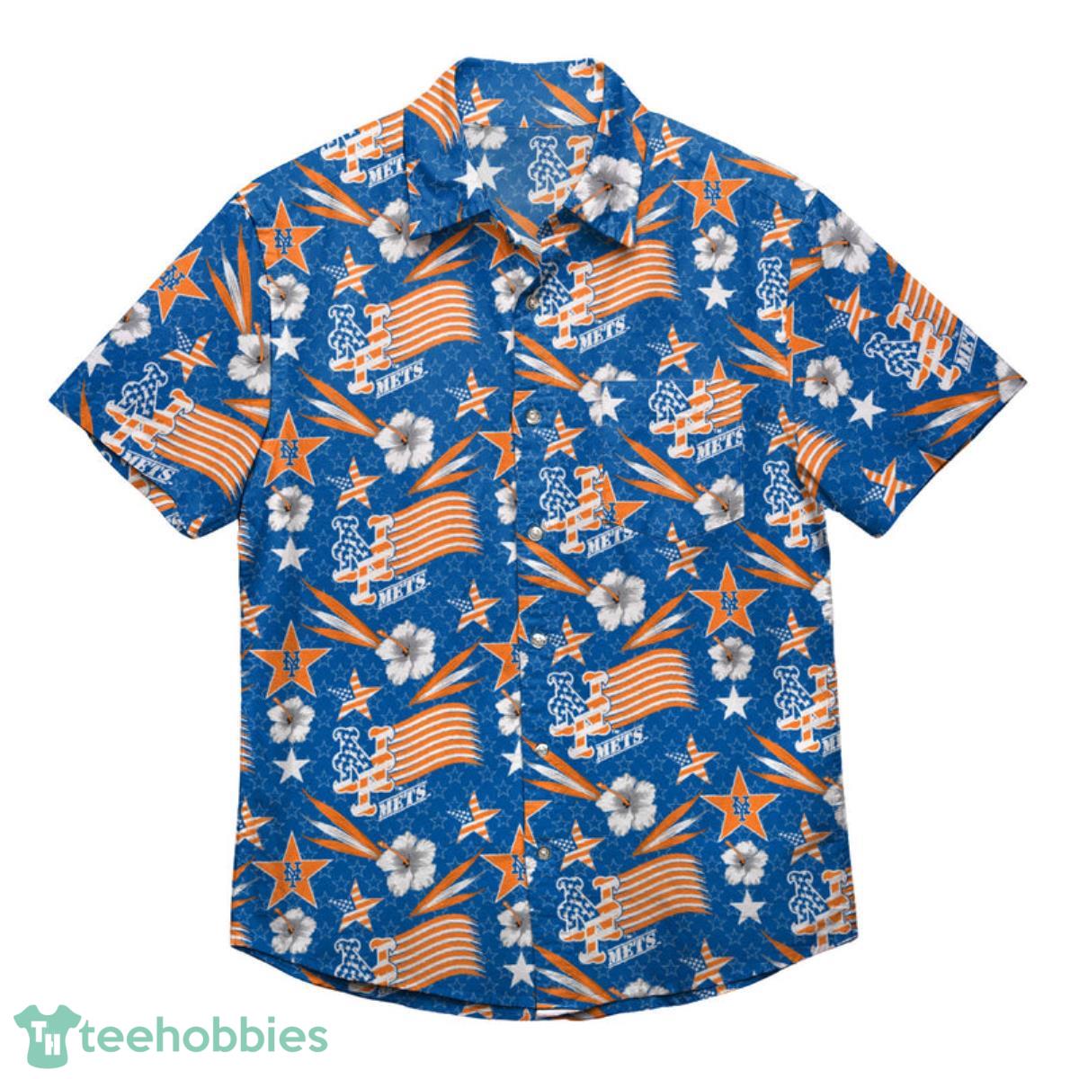New York Mets MLB Americana Button Up Shirt Product Photo 1