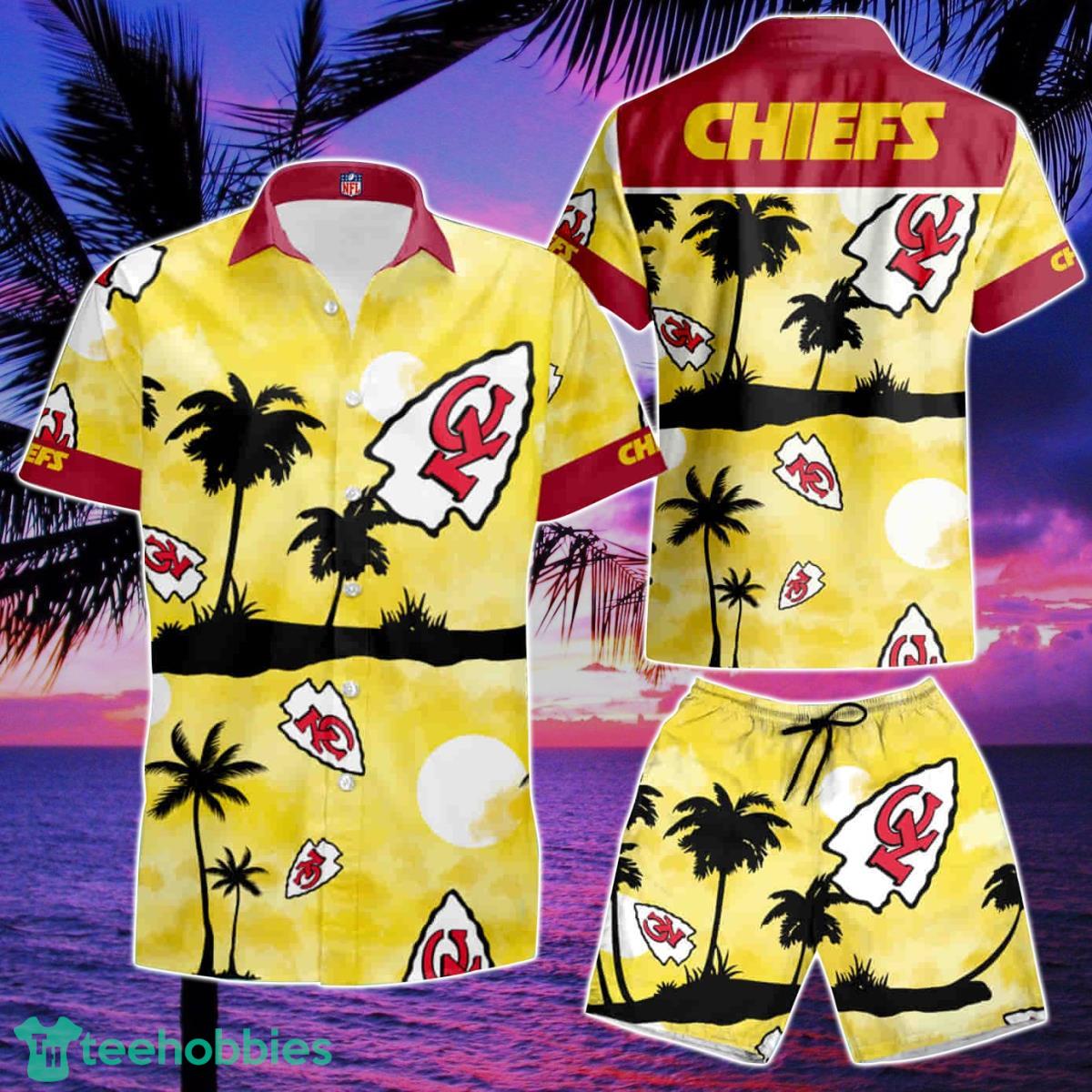 Nfl Kansas City Chiefs Hawaiian Shirt And Short Summer For Fans Product Photo 2