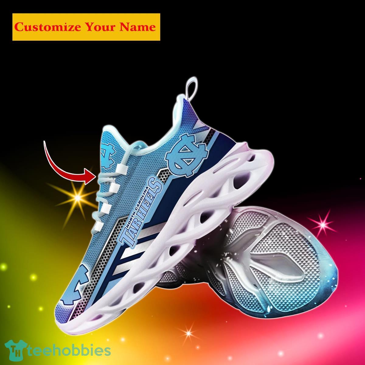 North Carolina Tar Heels NCAA2 Custom Name Max Soul Shoes Bet Gift For Men Women Fans Product Photo 2