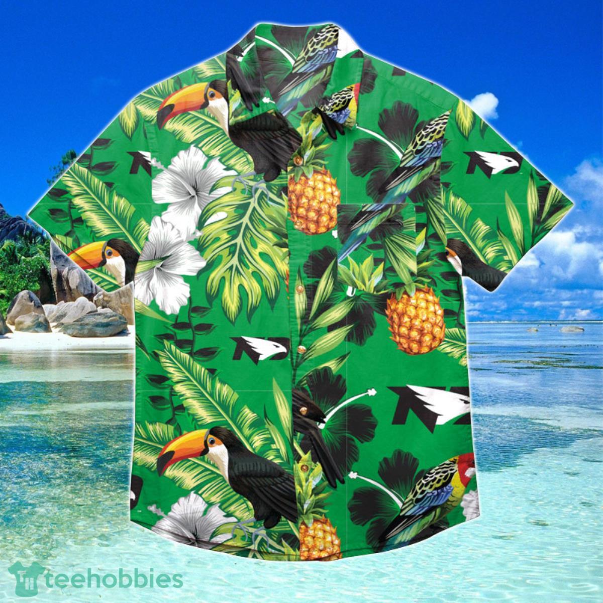 North Dakota Fighting Hawks NCAA Hawaiian Shirt Special Gift For Fans Product Photo 1