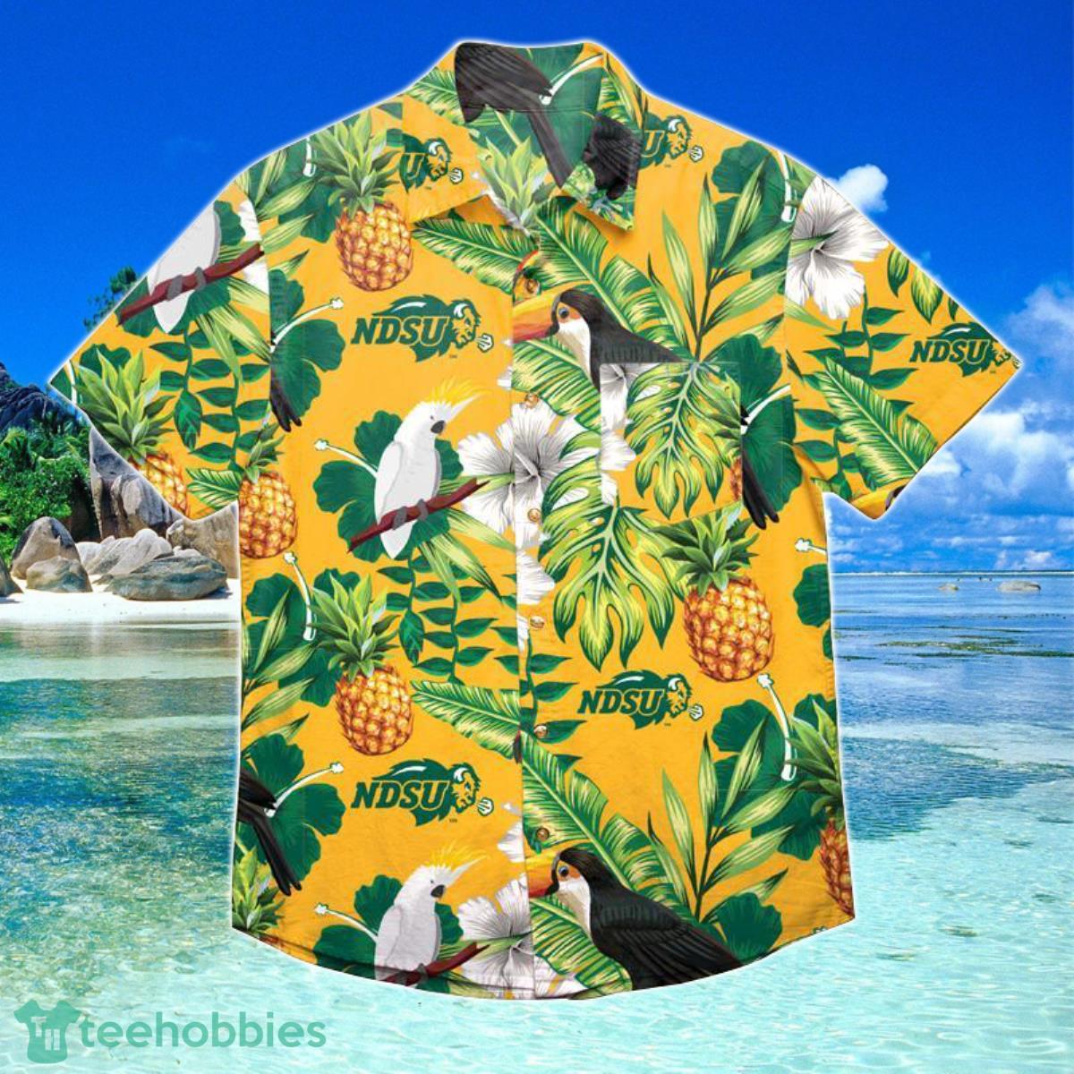 North Dakota State Bison NCAA Hawaiian Shirt Special Gift For Fans Product Photo 1