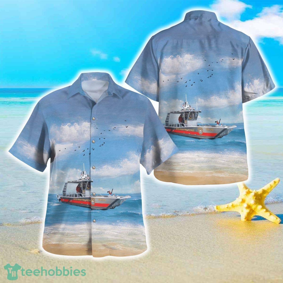 North River Fire District Fireboat Hawaiian Shirt Best Style For Men Women Product Photo 1
