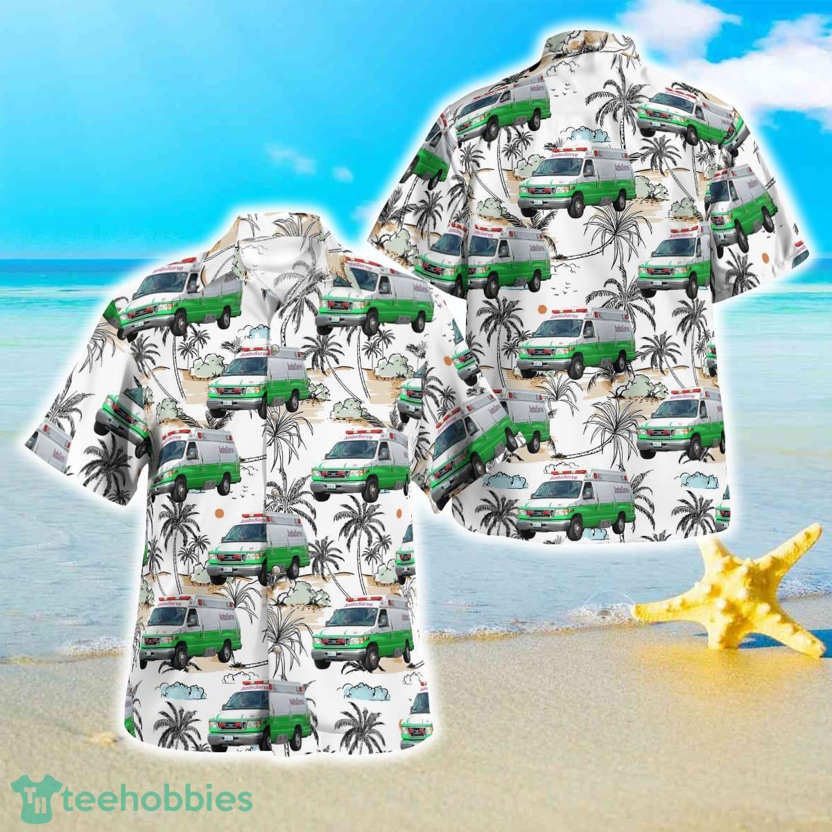 Norwalk, California, AmbuServe Ambulance Hawaiian Shirt Best Style For Men Women Product Photo 1