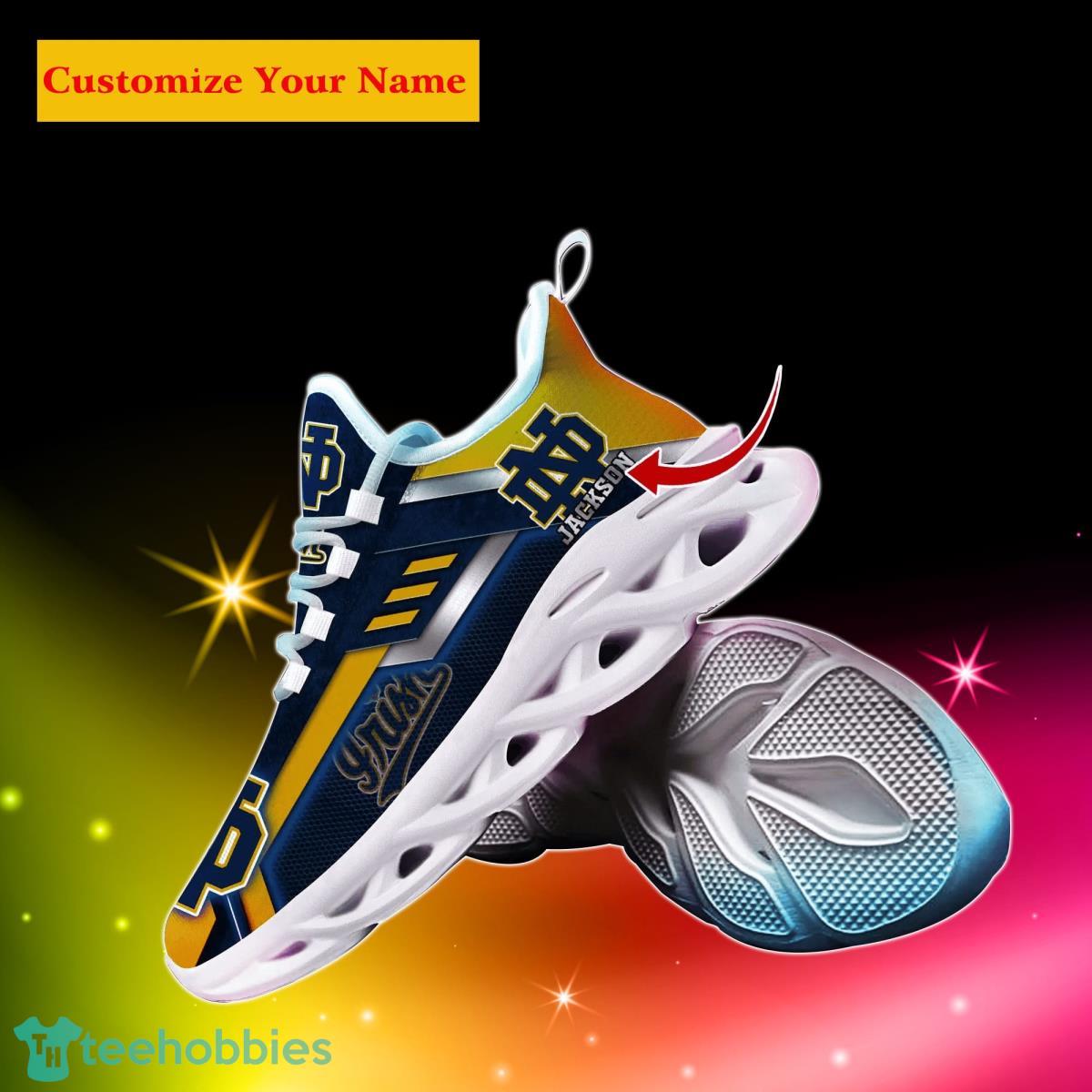 Notre Dame Fighting Irish NCAA1 Custom Name Max Soul Shoes Impressive Gift For Men Women Fans Product Photo 2
