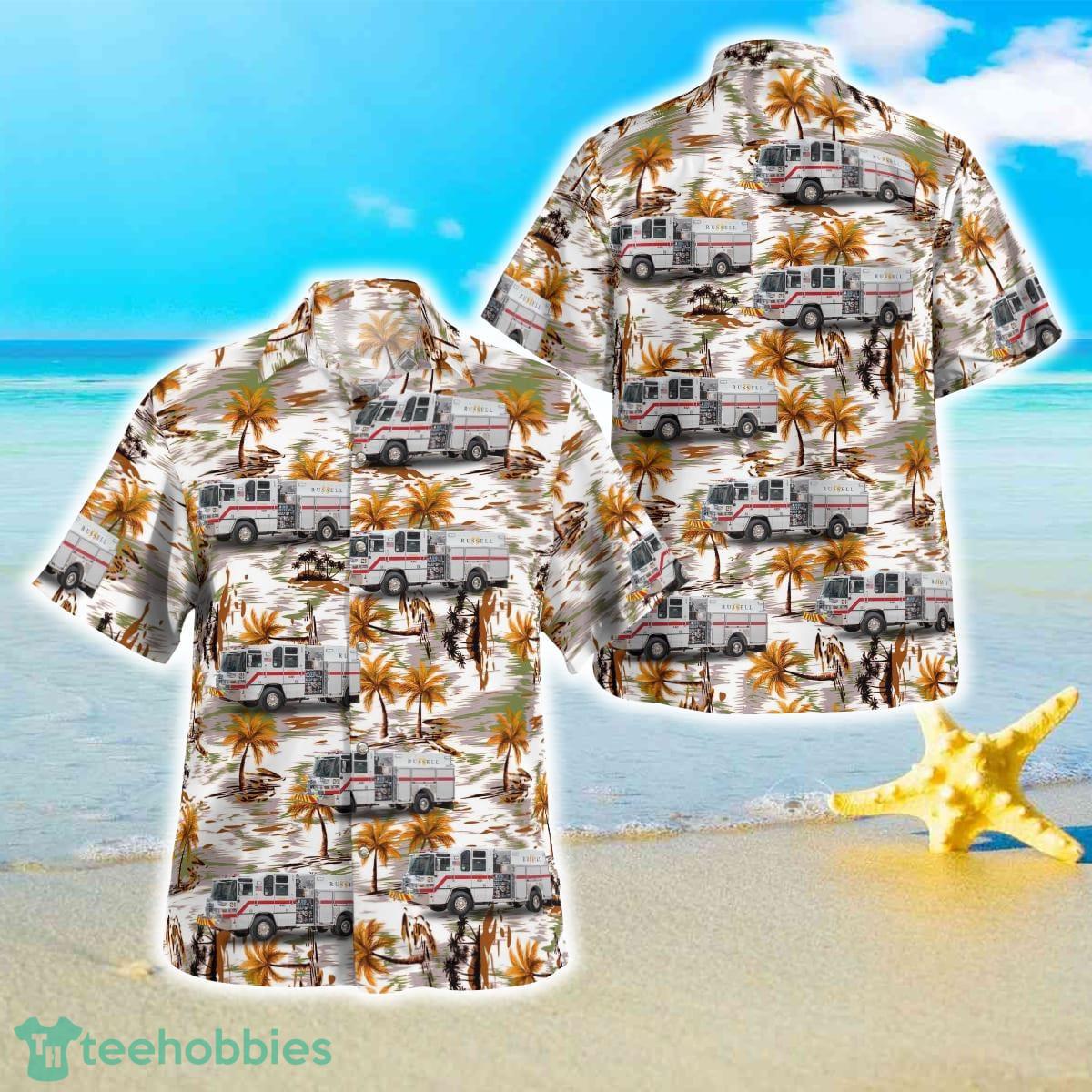 Novelty, Ohio, Russell Fire Department Hawaiian Shirt Best Style For Men Women Product Photo 1