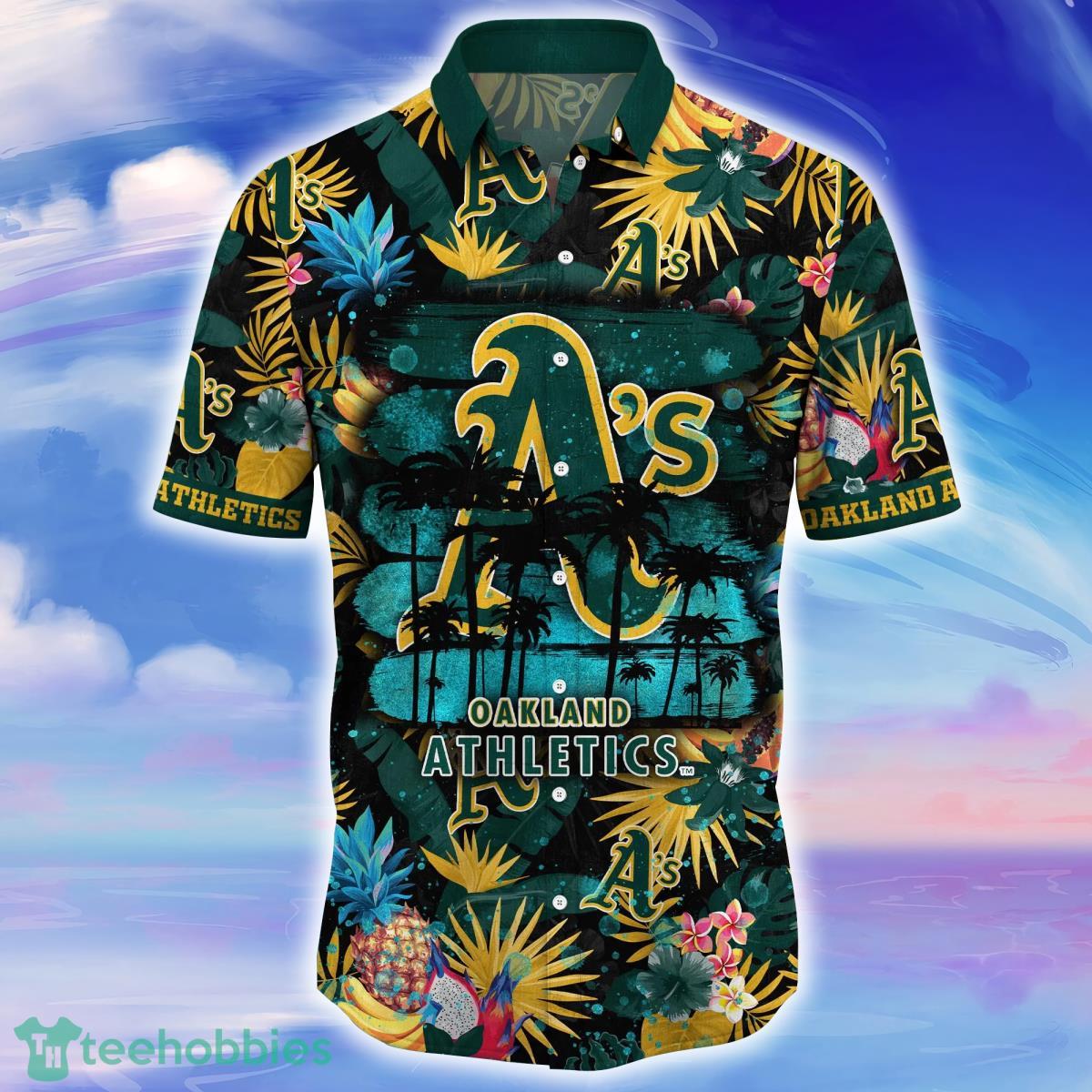 Oakland A's Hawaiian Shirt Tropical Flower Pattern, Vacation Gift MLB Fans  - Bring Your Ideas, Thoughts And Imaginations Into Reality Today