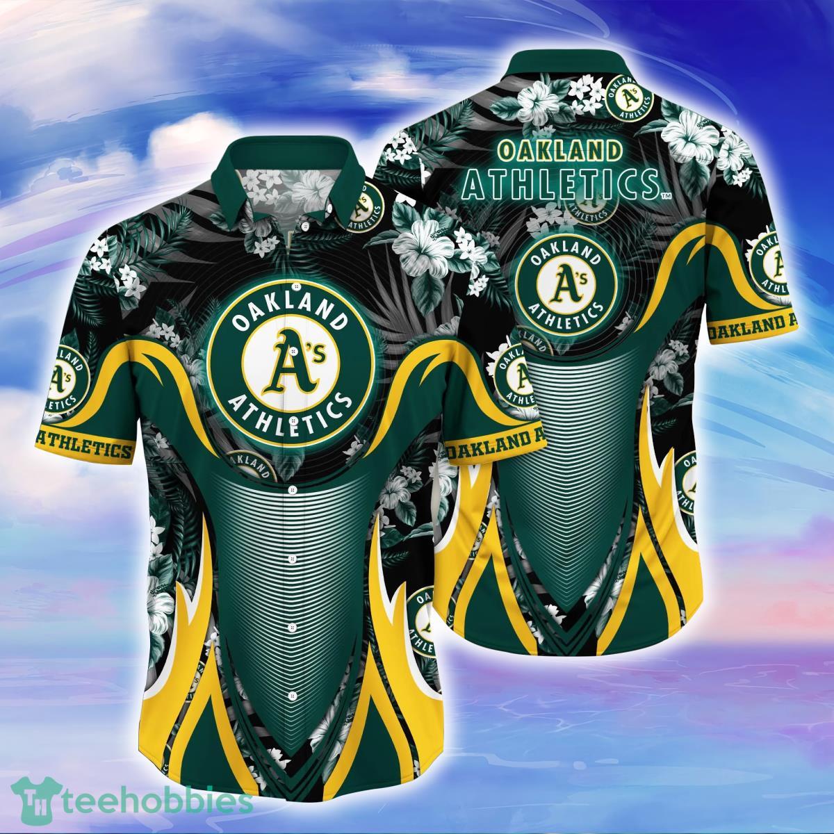 Oakland Athletics Hawaiian Shirt Flower Summer Gift For Fans - Bunbotee